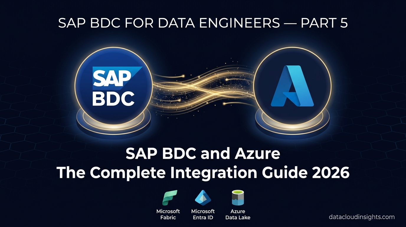 SAP Business Data Cloud and Azure: The Complete Integration Guide for Data Engineers 2026 (Part 5)