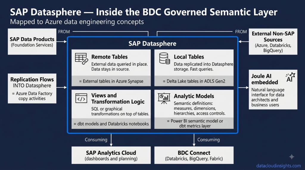 SAP Business Data Cloud architecture data engineers guide 2026