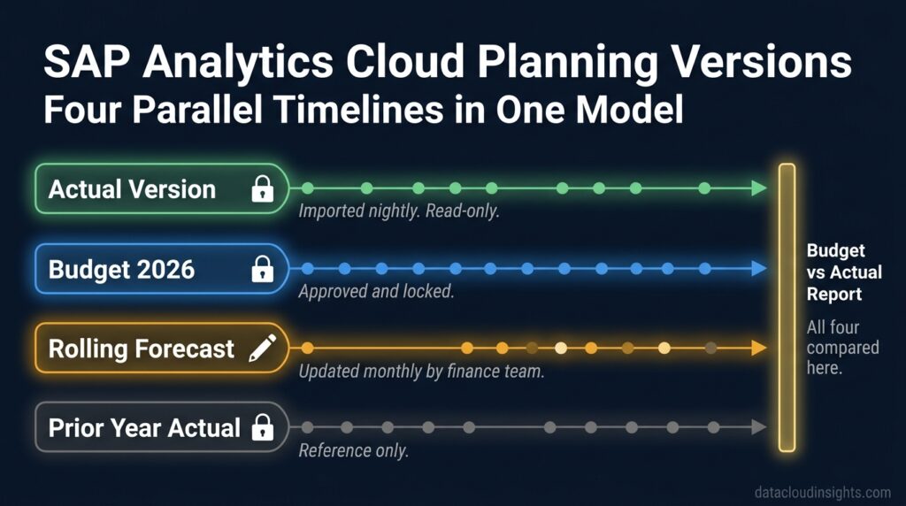 SAP Analytics Cloud Planning Versions